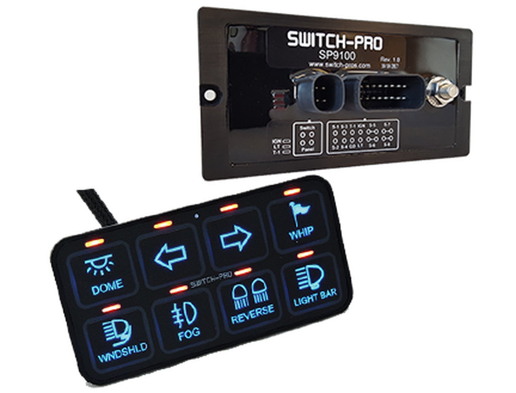 SP9100 8-Switch Programmable Switch Panel Power System